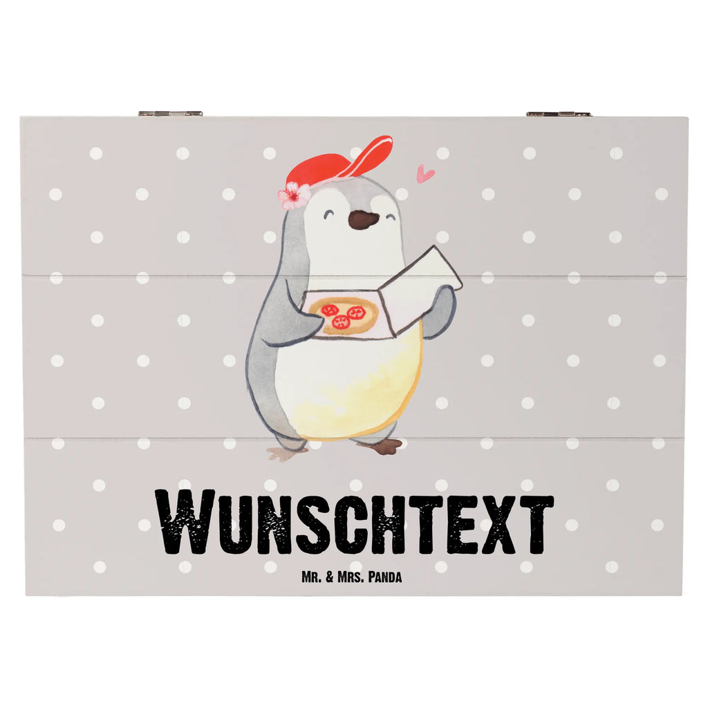 Personalised wooden chest Pizza maker Heart gift, gift idea, best, farewell gift, passing exam, anniversary, retirement, promotion, job start, sayings, funny, profession