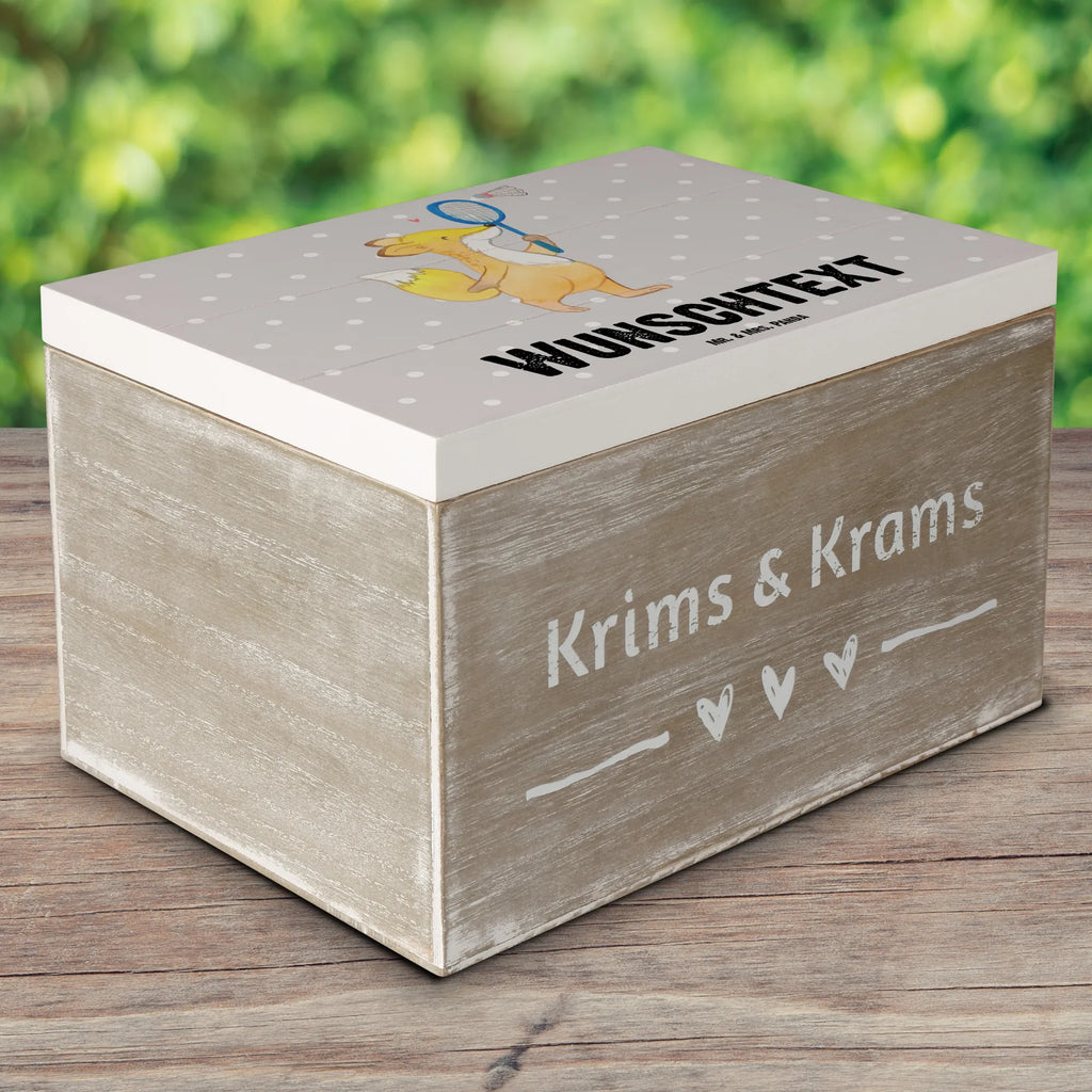 Personalised wooden chest Fox play badminton Schatulle mit Namen, Kiste Personalisiert, Erinnerungsbox mit Namen, Aufbewahrungsbox mit Namen, Erinnerungskiste Personalisiert, Holzkiste mit Namen, Holzkiste Personalisiert, Erinnerungsbox Personalisiert, Aufbewahrungsbox Personalisiert, Truhe Personalisiert, Dekokiste Personalisiert, Schatulle Personalisiert, mit Namen, Dekokiste mit Namen, Truhe mit Namen, Geschenkbox Personalisiert, Kiste mit Namen, Schatzkiste Personalisiert, GEschenkdose Personalisiert, Schatzkiste mit Namen, Hobby, Sportart, Schenken, Sport, Sportler, Gewinn, Auszeichnung, Dankeschön, Geschenk, Danke, Badminton, Federball spielen