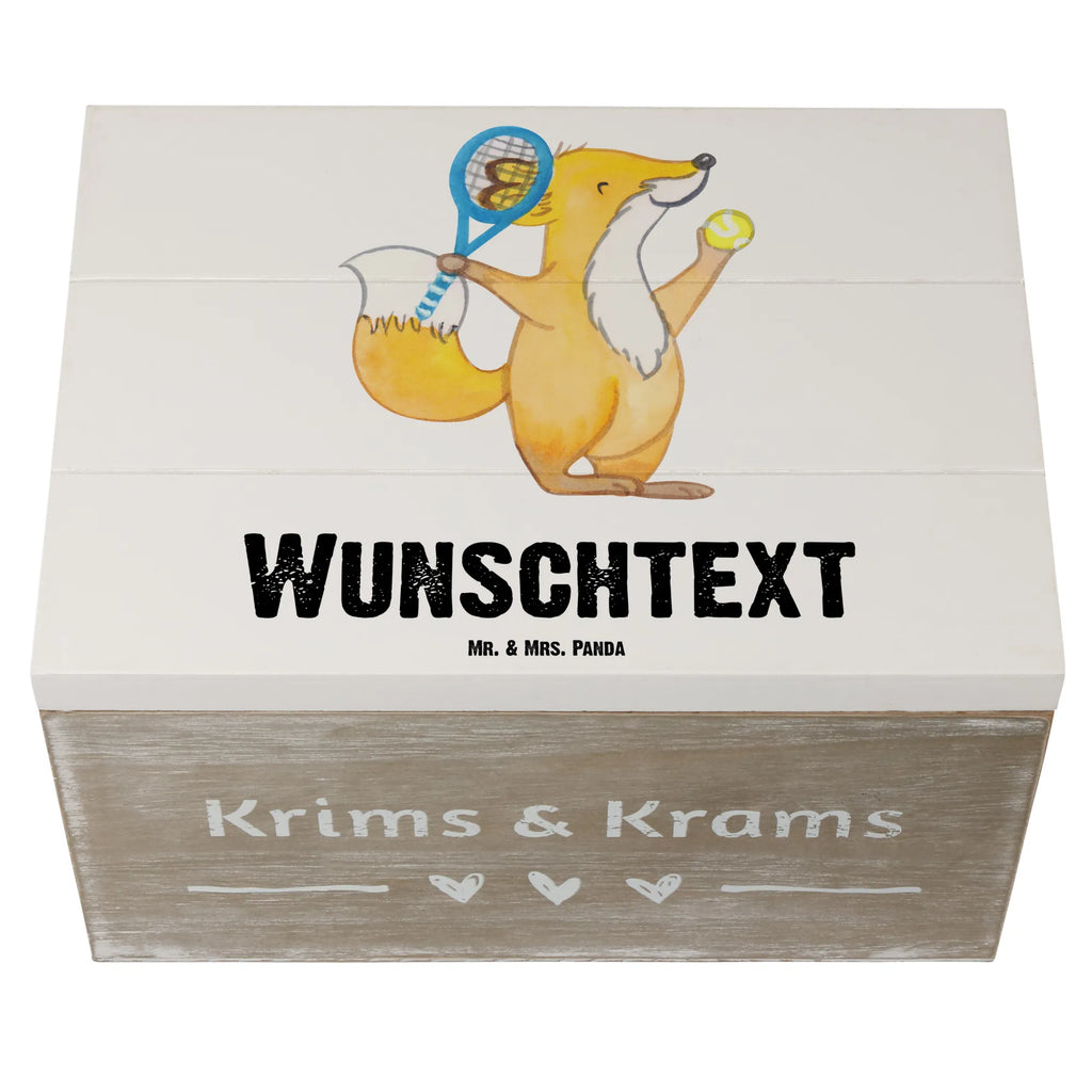 Personalised wooden chest Fox play tennis Geschenkbox Personalisiert, Schatzkiste mit Namen, Erinnerungsbox mit Namen, Holzkiste mit Namen, Holzkiste Personalisiert, Schatulle mit Namen, Erinnerungskiste Personalisiert, Dekokiste Personalisiert, Truhe mit Namen, Schatzkiste Personalisiert, Truhe Personalisiert, Erinnerungsbox Personalisiert, GEschenkdose Personalisiert, Kiste Personalisiert, Schatulle Personalisiert, Aufbewahrungsbox mit Namen, mit Namen, Dekokiste mit Namen, Kiste mit Namen, Aufbewahrungsbox Personalisiert, Geschenk, Schenken, Sport, Sportart, Hobby, Danke, Dankeschön, Auszeichnung, Gewinn, Sportler, Tennisclub, Tennisverein, Tennis Turnier, Ballsportart, Tennis spielen