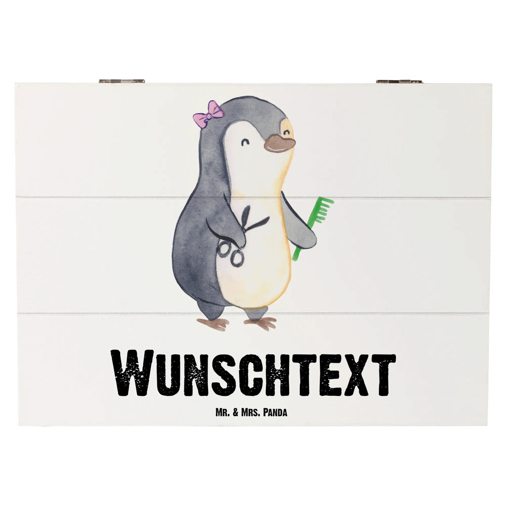 Personalizowane drewniane pudełko Fryzjerka serce Zawód, Wykształcenie, Jubileusz, Pożegnanie, Emerytura, Kolega, Koleżanka, Prezent, Dawać, Pracownik, Współpracownik, Firma, Dziękuję, Dziękuję bardzo
