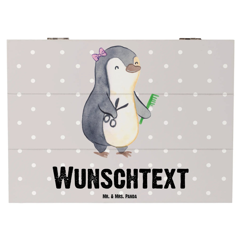 Personalizowane drewniane pudełko Fryzjerka serce Zawód, Wykształcenie, Jubileusz, Pożegnanie, Emerytura, Kolega, Koleżanka, Prezent, Dawać, Pracownik, Współpracownik, Firma, Dziękuję, Dziękuję bardzo