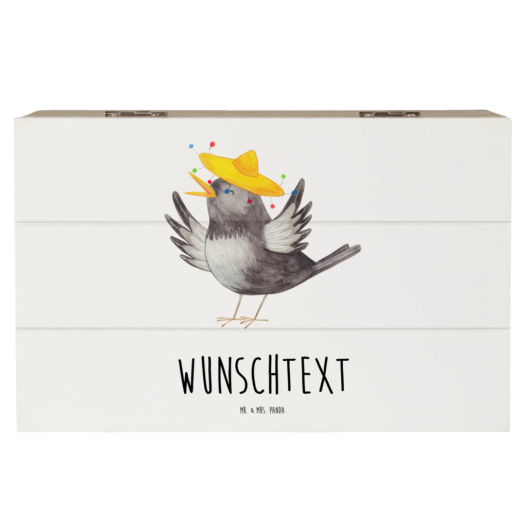 Personalizowane drewniane pudełko kruk Sombrero GEschenkdose Personalisiert, Schatzkiste mit Namen, Dekokiste mit Namen, Schatulle Personalisiert, Geschenkbox Personalisiert, Holzkiste Personalisiert, Truhe mit Namen, Kiste Personalisiert, Truhe Personalisiert, Holzkiste mit Namen, Schatulle mit Namen, Aufbewahrungsbox Personalisiert, Erinnerungsbox mit Namen, Schatzkiste Personalisiert, Erinnerungskiste Personalisiert, mit Namen, Dekokiste Personalisiert, Kiste mit Namen, Erinnerungsbox Personalisiert, Aufbewahrungsbox mit Namen, Lustige Sprüche, Tiere, Tiermotive, Gute Laune, Vogel, Rabe, Glück Spruch, glücklich sein, Froh, Elster, Vögel, Fröhlich sein, Motivation, Spruch Positiv