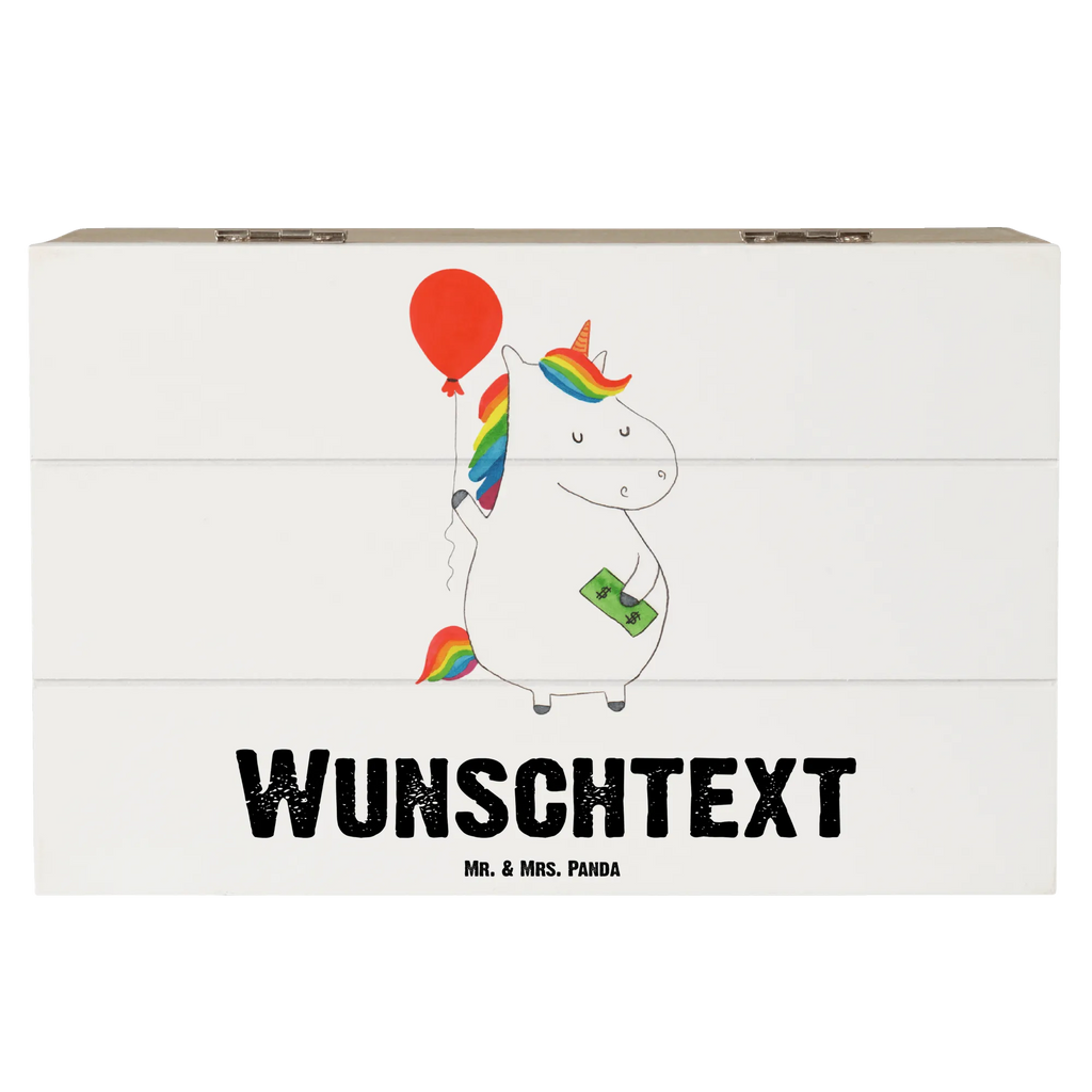 Personalizowane drewniane pudełko Jednorożec Balon Jednorożec, jednorożce, dekoracje jednorożca, jednorożec
