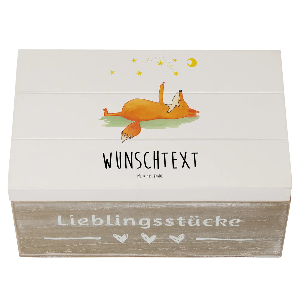 Personalised wooden chest Fox Stars fox, foxes, forest wildlife, clever as a fox, animal lover, Saying positive, Saying beautiful, Fox, Always Look on the Bright Side of Life, Romance, words of consolation