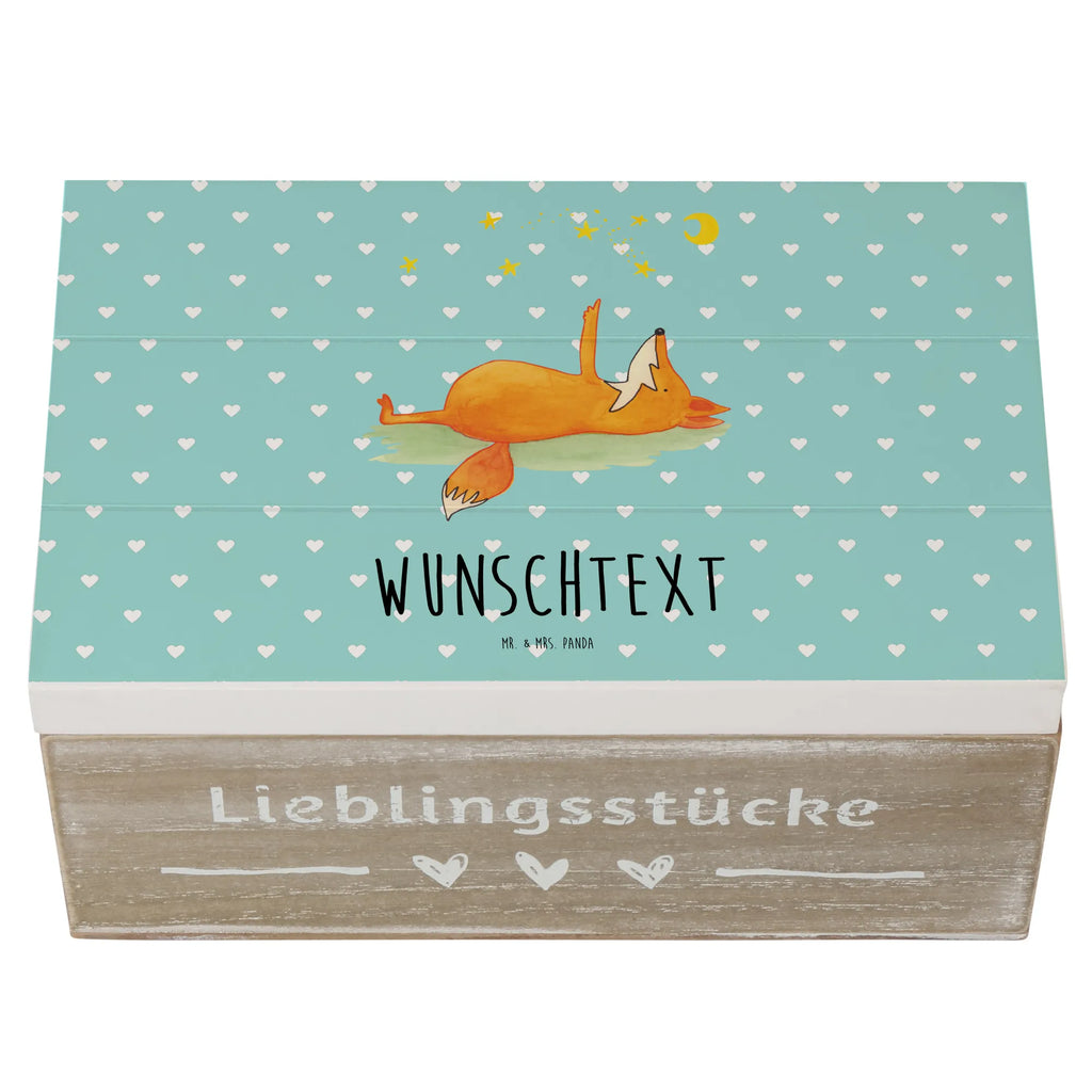 Personalised wooden chest Fox Stars fox, foxes, forest wildlife, clever as a fox, animal lover, Saying positive, Saying beautiful, Fox, Always Look on the Bright Side of Life, Romance, words of consolation