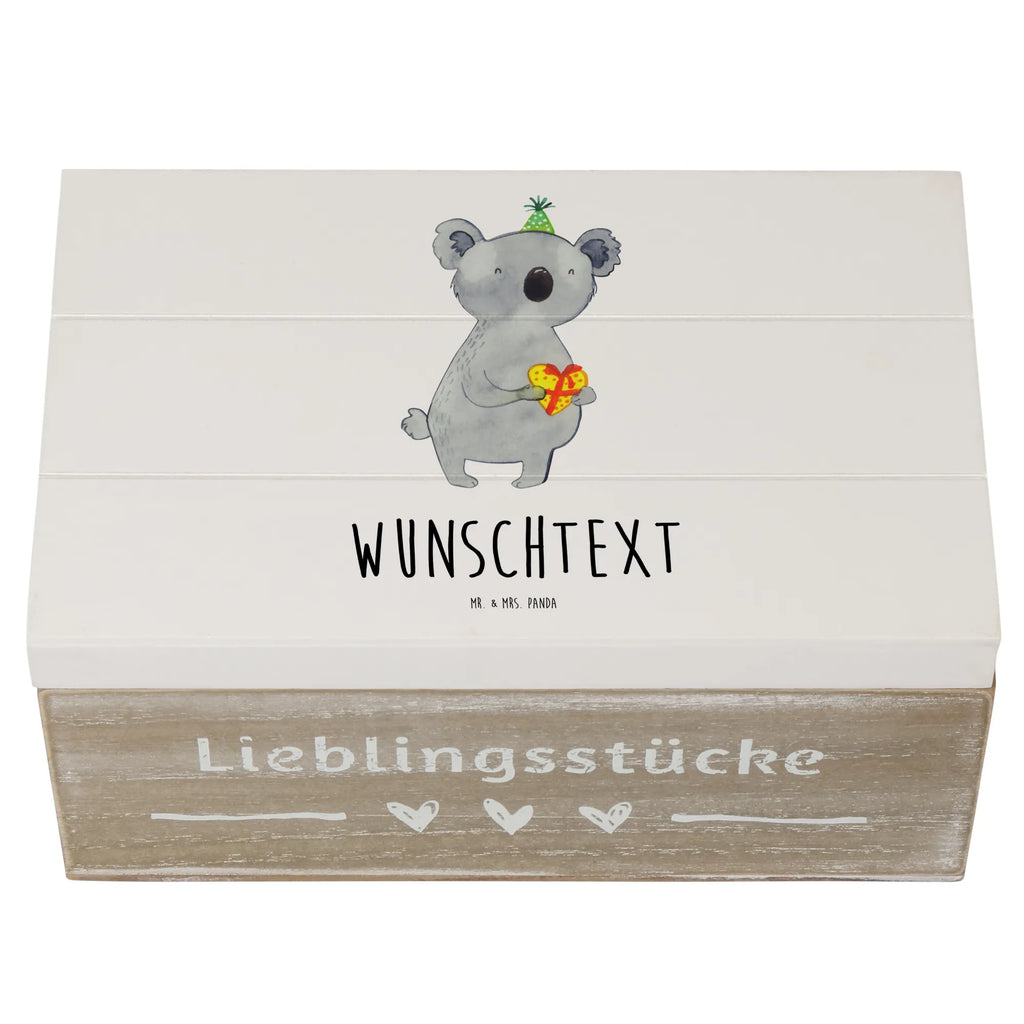 Personalised wooden chest Koala bear Gift Koala, Birthday, Present, Party