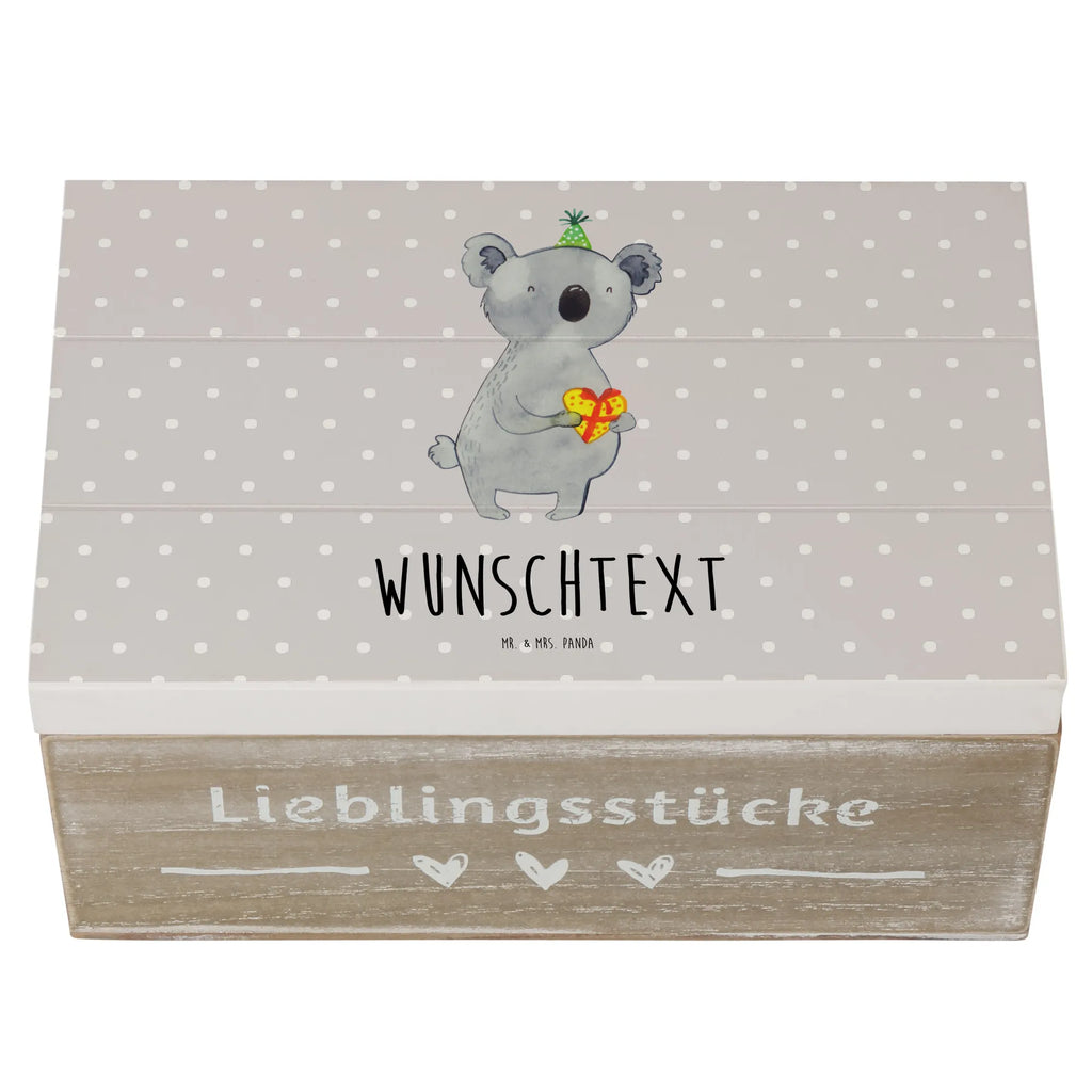 Personalised wooden chest Koala bear Gift Koala, Birthday, Present, Party