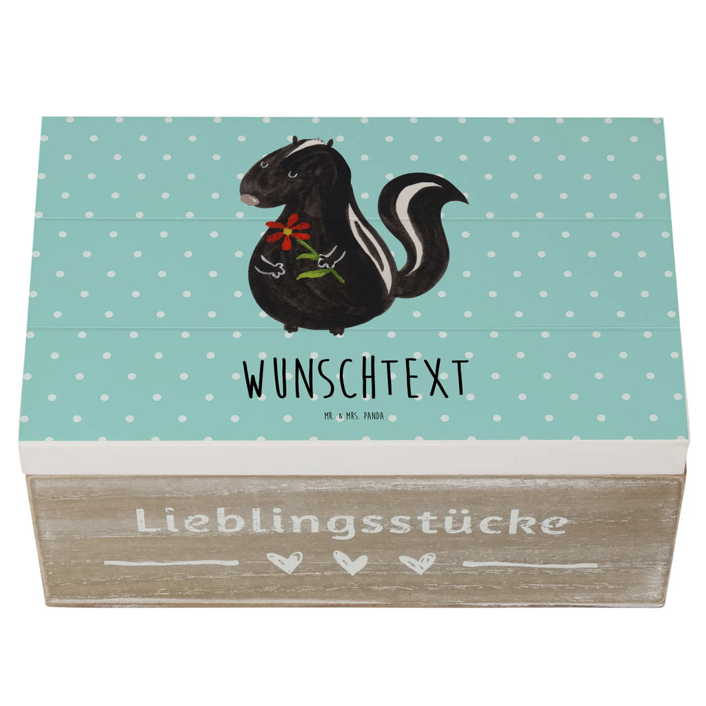 Personalisierte Holzkiste Stinktier Blume Erinnerungsbox Personalisiert, Schatzkiste Personalisiert, mit Namen, Aufbewahrungsbox Personalisiert, Geschenkbox Personalisiert, Aufbewahrungsbox mit Namen, Kiste Personalisiert, Truhe Personalisiert, Dekokiste mit Namen, Truhe mit Namen, Dekokiste Personalisiert, Erinnerungsbox mit Namen, Erinnerungskiste Personalisiert, Holzkiste Personalisiert, Holzkiste mit Namen, Schatulle Personalisiert, Kiste mit Namen, GEschenkdose Personalisiert, Schatulle mit Namen, Schatzkiste mit Namen, Stinktier, Skunk, Tagträumer, Stinki, Stinker, Träume, Dreams, Raubtier, Verträumt, Wildtier