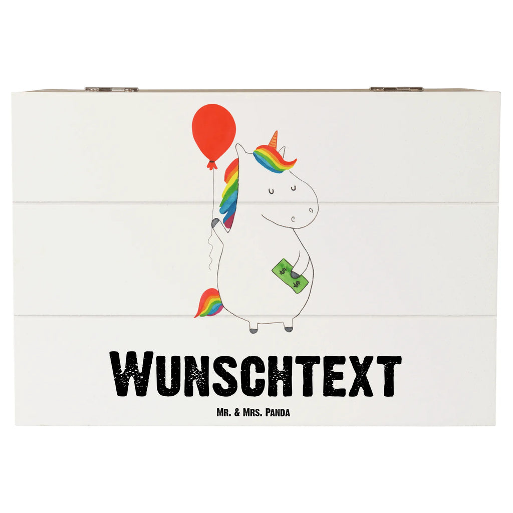 Personalizowane drewniane pudełko Jednorożec Balon Jednorożec, jednorożce, dekoracje jednorożca, jednorożec