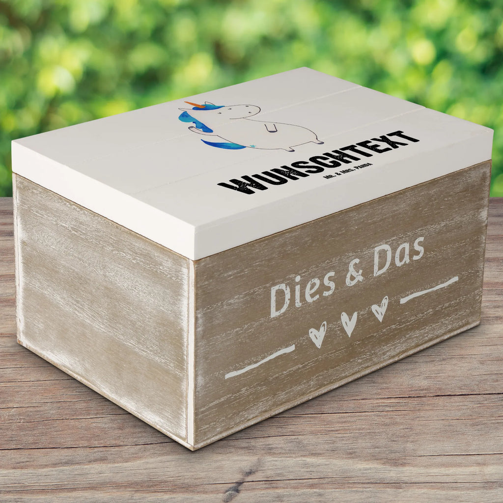 Personalizowane drewniane pudełko jednorożec Mężczyzna Jednorożec, jednorożce, dekoracje jednorożca, jednorożec