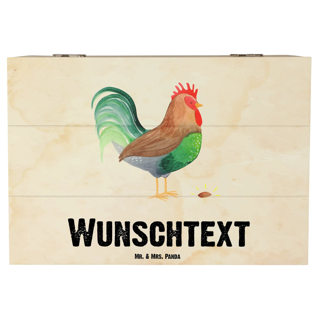 Personalised wooden chest Faucet grain farm, farm animals, animals, eggs, nature, corn, cock, hen