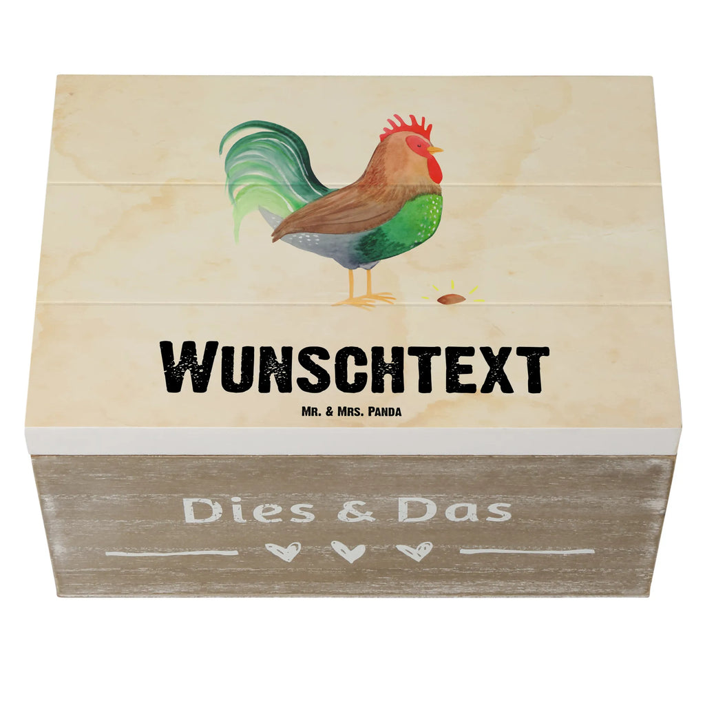 Personalised wooden chest Faucet grain farm, farm animals, animals, eggs, nature, corn, cock, hen