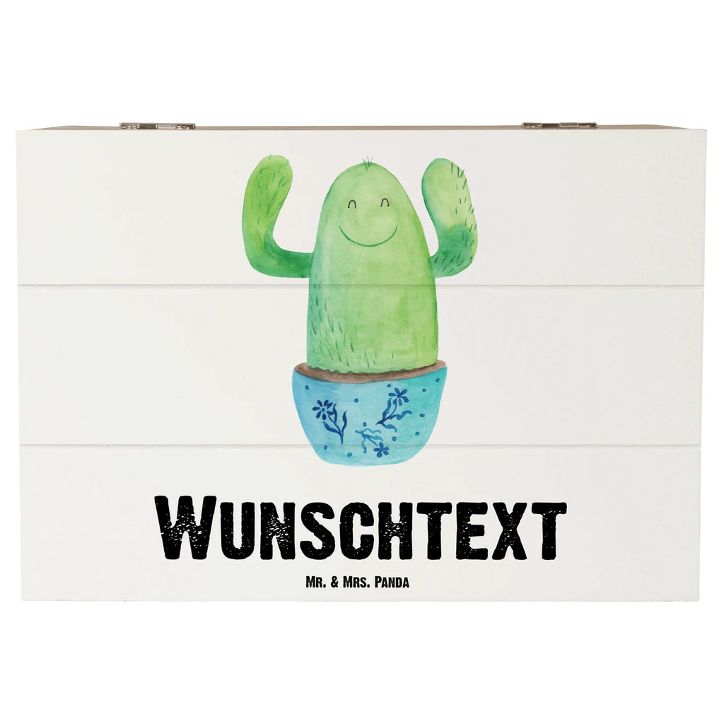 Personalizowane drewniane pudełko kaktus Szczęśliwy Kaktus, Kaktusy