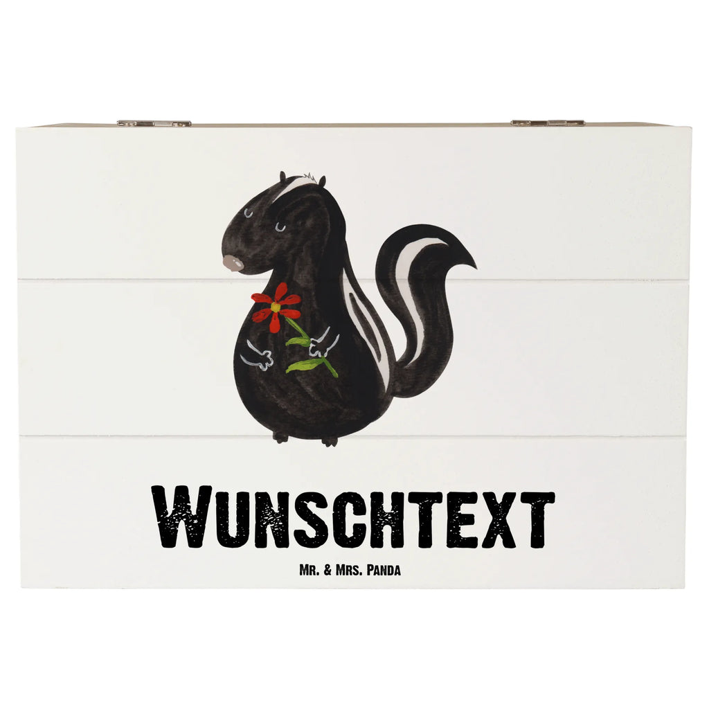 Personalisierte Holzkiste Stinktier Blume Erinnerungsbox Personalisiert, Schatzkiste Personalisiert, mit Namen, Aufbewahrungsbox Personalisiert, Geschenkbox Personalisiert, Aufbewahrungsbox mit Namen, Kiste Personalisiert, Truhe Personalisiert, Dekokiste mit Namen, Truhe mit Namen, Dekokiste Personalisiert, Erinnerungsbox mit Namen, Erinnerungskiste Personalisiert, Holzkiste Personalisiert, Holzkiste mit Namen, Schatulle Personalisiert, Kiste mit Namen, GEschenkdose Personalisiert, Schatulle mit Namen, Schatzkiste mit Namen, Stinktier, Skunk, Tagträumer, Stinki, Stinker, Träume, Dreams, Raubtier, Verträumt, Wildtier