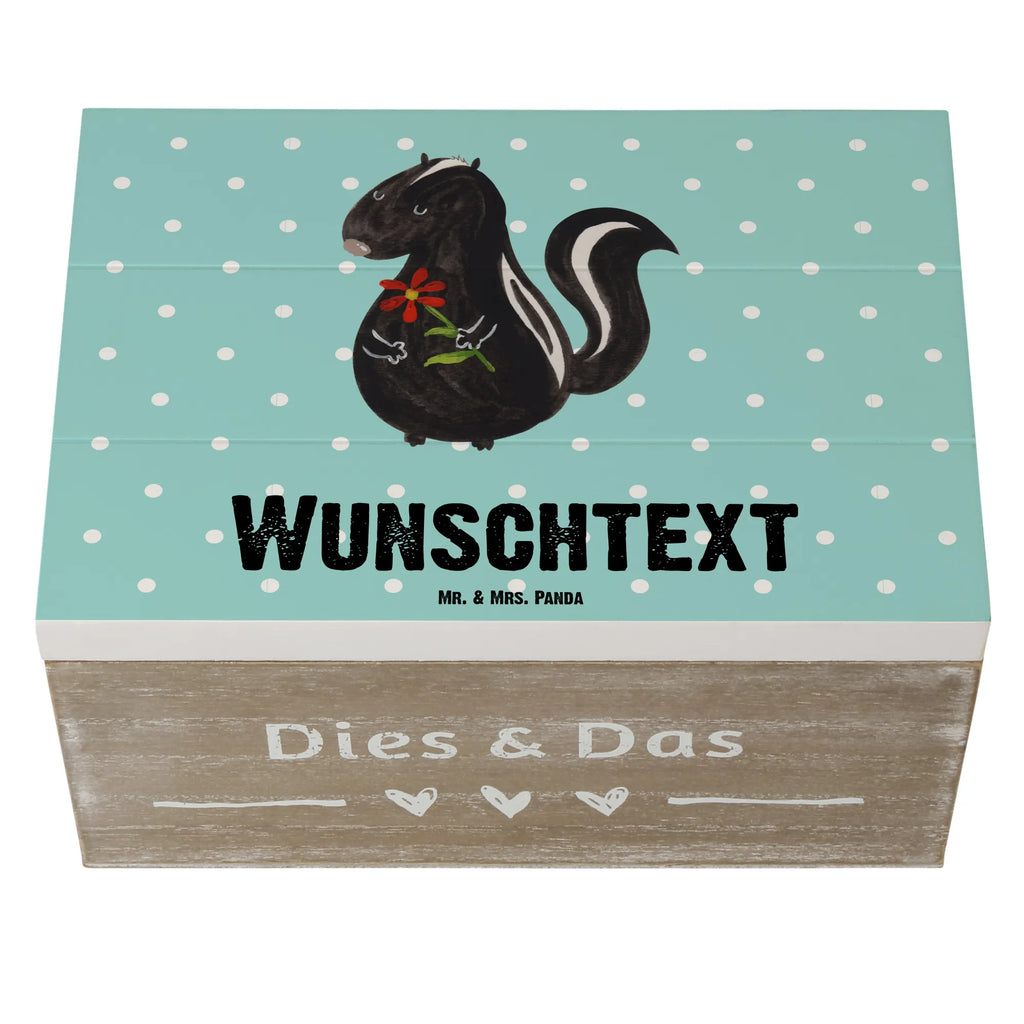 Personalisierte Holzkiste Stinktier Blume Erinnerungsbox Personalisiert, Schatzkiste Personalisiert, mit Namen, Aufbewahrungsbox Personalisiert, Geschenkbox Personalisiert, Aufbewahrungsbox mit Namen, Kiste Personalisiert, Truhe Personalisiert, Dekokiste mit Namen, Truhe mit Namen, Dekokiste Personalisiert, Erinnerungsbox mit Namen, Erinnerungskiste Personalisiert, Holzkiste Personalisiert, Holzkiste mit Namen, Schatulle Personalisiert, Kiste mit Namen, GEschenkdose Personalisiert, Schatulle mit Namen, Schatzkiste mit Namen, Stinktier, Skunk, Tagträumer, Stinki, Stinker, Träume, Dreams, Raubtier, Verträumt, Wildtier