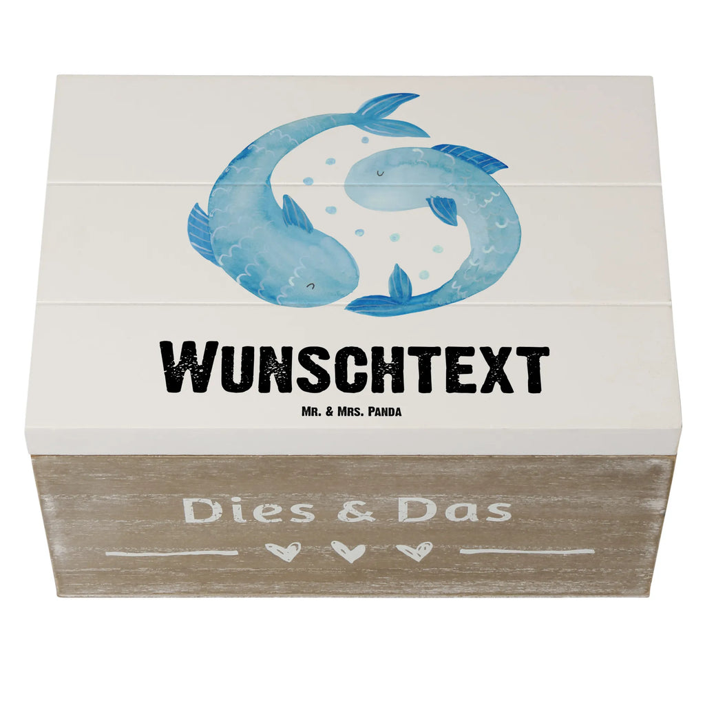 Personalised wooden chest Star sign fish constellations, birthdays, astrology, zodiac, date of birth, month of birth, gift february, fish constellation, fish, fish sign, fish gift, birthday february, birthday march, gift march