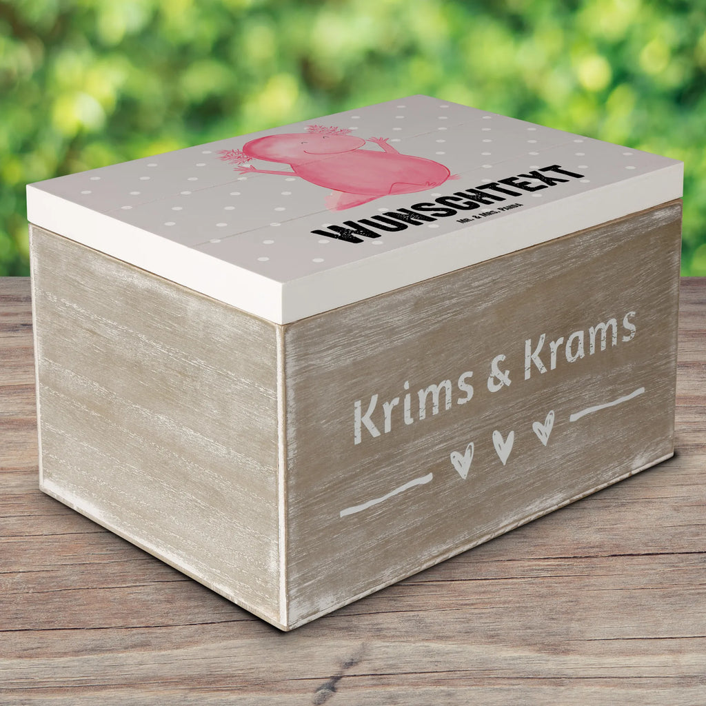 Personalised wooden chest axolotl Hooray Kiste Personalisiert, Erinnerungskiste Personalisiert, Schatulle mit Namen, Kiste mit Namen, Dekokiste mit Namen, Holzkiste Personalisiert, Truhe mit Namen, Erinnerungskiste, Holzkiste mit Namen, Aufbewahrungsbox Personalisiert, Truhe Personalisiert, Schatzkiste mit Namen, Schatzkiste Personalisiert, GEschenkdose personalisiert, Geschenkbox personalisiert, Dekokiste Personalisiert, mit Namen, Erinnerungsbox Personalisiert, Schatulle Personalisiert, Erinnerungsbox mit Namen, Aufbewahrungsbox mit Namen, Axolotl, Molch, Lurch, fröhlich, Axolot, Zufriedenheit, Motivation, Freude, Spaß, Schwanzlurch, Lurche