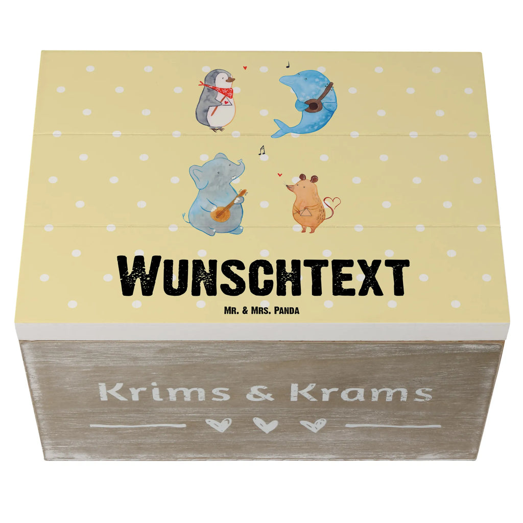 Personalisierte Holzkiste Big Band GEschenkdose Personalisiert, Dekokiste mit Namen, Kiste Personalisiert, mit Namen, Holzkiste Personalisiert, Aufbewahrungsbox mit Namen, Schatzkiste Personalisiert, Dekokiste Personalisiert, Truhe mit Namen, Geschenkbox Personalisiert, Schatulle mit Namen, Holzkiste mit Namen, Schatzkiste mit Namen, Kiste mit Namen, Truhe Personalisiert, Erinnerungsbox mit Namen, Erinnerungskiste Personalisiert, Erinnerungsbox Personalisiert, Aufbewahrungsbox Personalisiert, Schatulle Personalisiert, Lustige Sprüche, Tiere, Tiermotive, Gute Laune, Musikanten, Maus, Band, Gitarre, Triangel, Hund, Delfin, Elefant, Pinguin, Musik