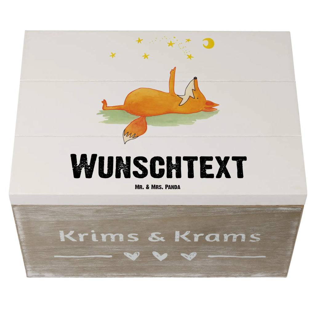 Personalised wooden chest Fox Stars fox, foxes, forest wildlife, clever as a fox, animal lover, Saying positive, Saying beautiful, Fox, Always Look on the Bright Side of Life, Romance, words of consolation
