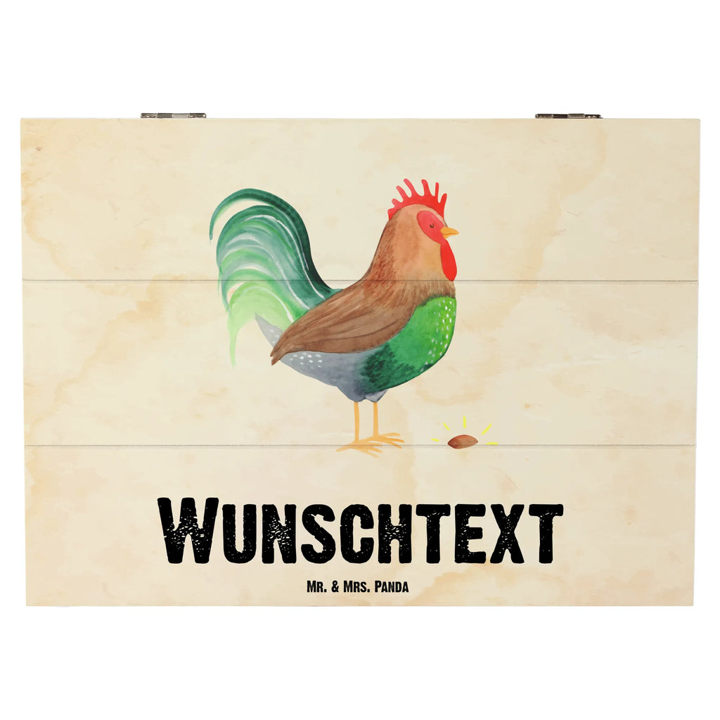 Personalised wooden chest Faucet grain farm, farm animals, animals, eggs, nature, corn, cock, hen