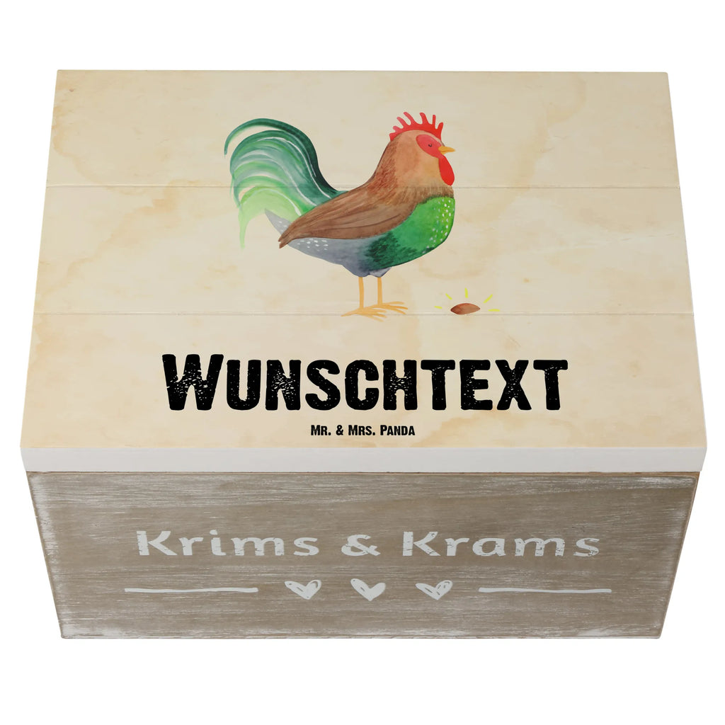Personalised wooden chest Faucet grain farm, farm animals, animals, eggs, nature, corn, cock, hen