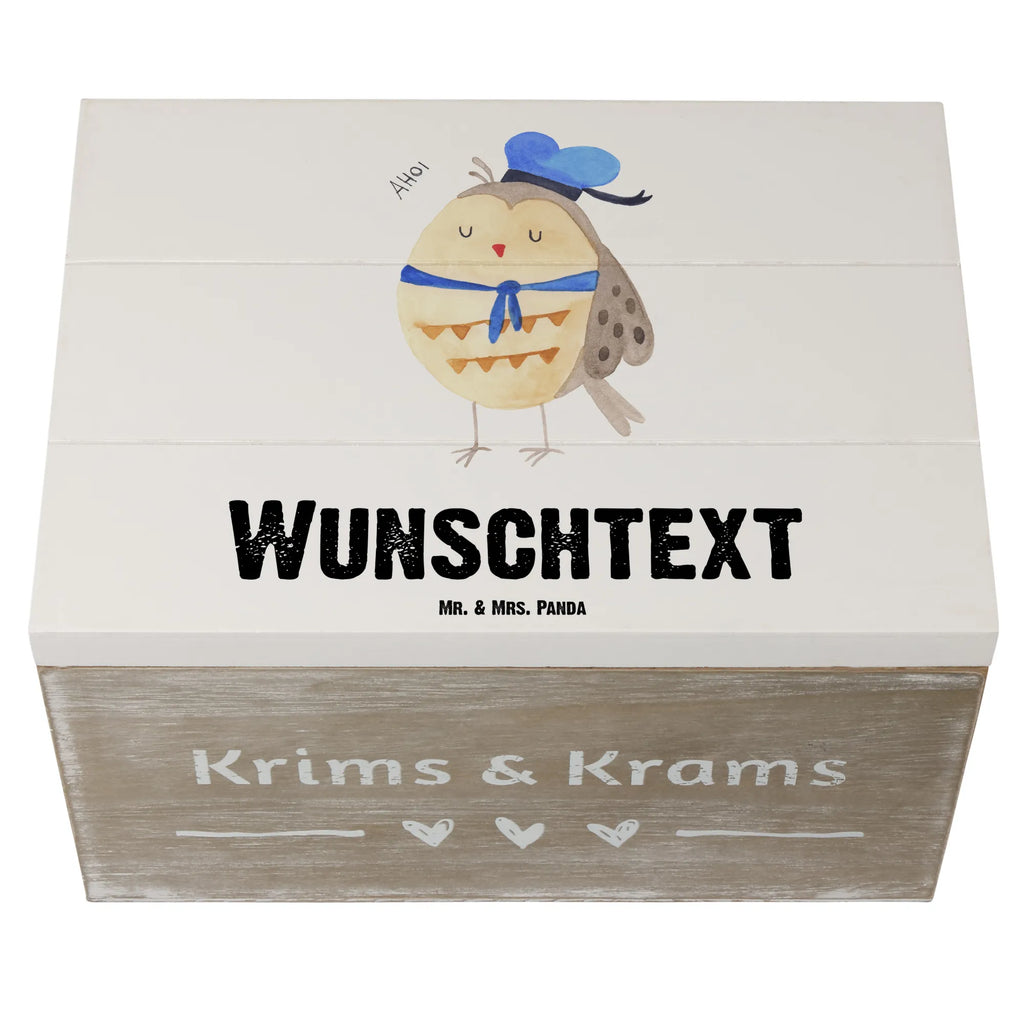 Personalisierte Holzkiste Eule Matrose Truhe Personalisiert, Erinnerungsbox mit Namen, Schatzkiste Personalisiert, Truhe mit Namen, Schatulle Personalisiert, Dekokiste Personalisiert, Schatzkiste mit Namen, Schatulle mit Namen, mit Namen, Holzkiste Personalisiert, Dekokiste mit Namen, Erinnerungskiste Personalisiert, Holzkiste mit Namen, Erinnerungsbox Personalisiert, Kiste mit Namen, GEschenkdose Personalisiert, Geschenkbox Personalisiert, Kiste Personalisiert, Aufbewahrungsbox Personalisiert, Aufbewahrungsbox mit Namen, Eule, Eule Spruch, Freundin, Ehe, Matrose, Seefahrer, Owl, Wortspiel Lustig, Eule Deko, Heimathafen, Hochzeitstag Geschenk