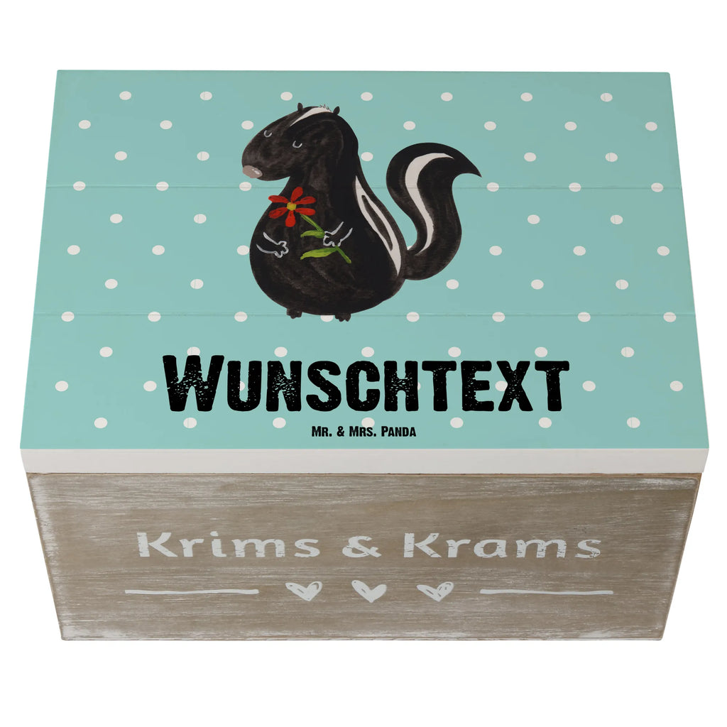 Personalisierte Holzkiste Stinktier Blume Erinnerungsbox Personalisiert, Schatzkiste Personalisiert, mit Namen, Aufbewahrungsbox Personalisiert, Geschenkbox Personalisiert, Aufbewahrungsbox mit Namen, Kiste Personalisiert, Truhe Personalisiert, Dekokiste mit Namen, Truhe mit Namen, Dekokiste Personalisiert, Erinnerungsbox mit Namen, Erinnerungskiste Personalisiert, Holzkiste Personalisiert, Holzkiste mit Namen, Schatulle Personalisiert, Kiste mit Namen, GEschenkdose Personalisiert, Schatulle mit Namen, Schatzkiste mit Namen, Stinktier, Skunk, Tagträumer, Stinki, Stinker, Träume, Dreams, Raubtier, Verträumt, Wildtier