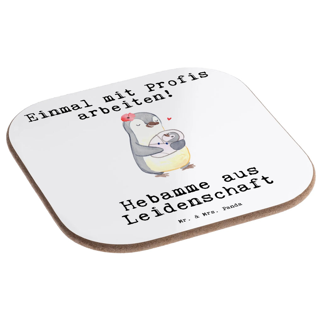 Square coaster midwife Passion gifts, party, Coasters, presents, gift, breakfast, glass coasters, gift idea, best, farewell gift, passing exam, anniversary, retirement, promotion, job start, sayings, funny, profession