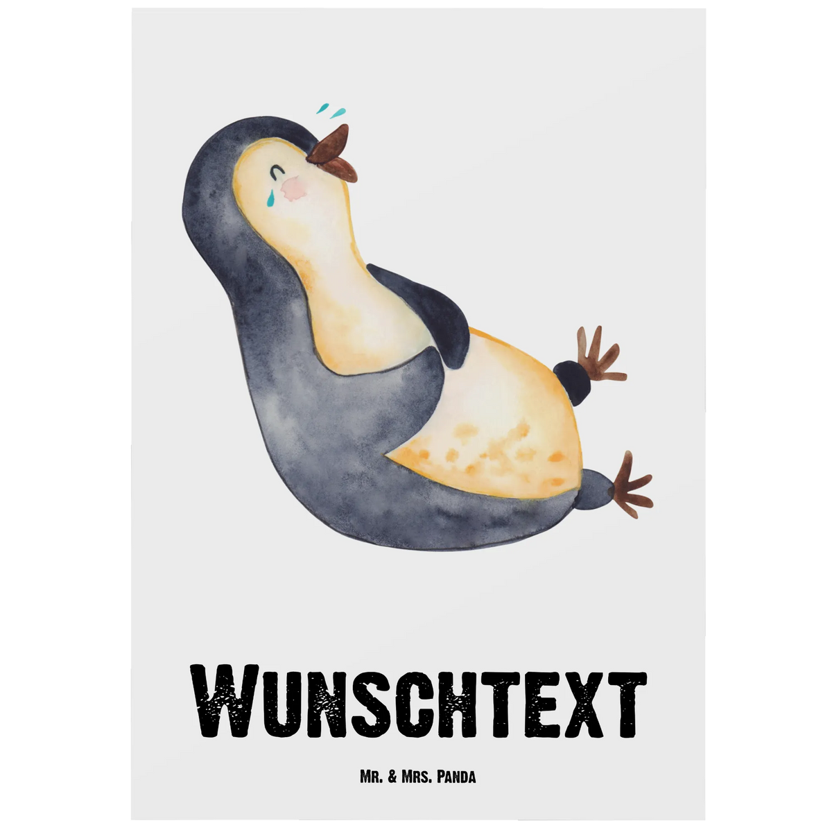 Personalisierte Postkarte Pinguin Lachen Personalisierte Mr. & Mrs. Panda Postkarte, Grußkarte mit Wunschtext, Karte mit Namen, Personalisierte Postkarte mit Namen, Postkarte Personalisierbar, Ansichtskarte mit Wunschtext, personalisierte postkarten, Personalisierte Grußkarte, Postkarten mit Namen, Personalisierte Postkarte mit Wunschtext, Grußkarte mit eigenem Text, Personalisierte Karte, Ansichtskarte mit Namen, Postkarte mit Namen, personalisierbare postkarte, Personalisierbare Grußkarte, Postkarte personalisiert, Grußkarte mit Namen, individuelle grußkarte, Personalisierte Postkarte, grußkarte personalisiert, Personalisierte Grußkarten, Postkarte mit eigenem Text, Postkarte mit Wunschtext, Individualisierbare Postkarte, individuelle postkarte, Karte mit Wunschtext, Pinguin, Optimismus, Fröhlich, Lachen, Fröhlichkeit, Humor, Lustiger Spruch, Pinguine