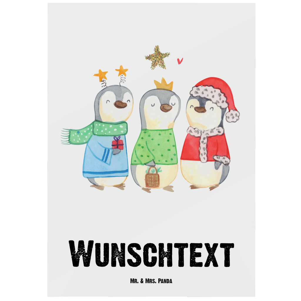 Personalised postcard wintertime Holy Three Kings Winter, Christmas, Christmas time, snow, Christmas days, Christmas present, Epiphany, Christmas Eve, Santa Claus
