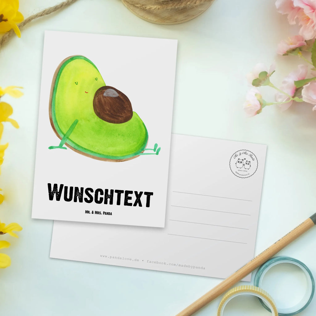 Personalised postcard avocado pregnancy avocado, vegetables, baby shower, pregnancy, Avocado, pregnant