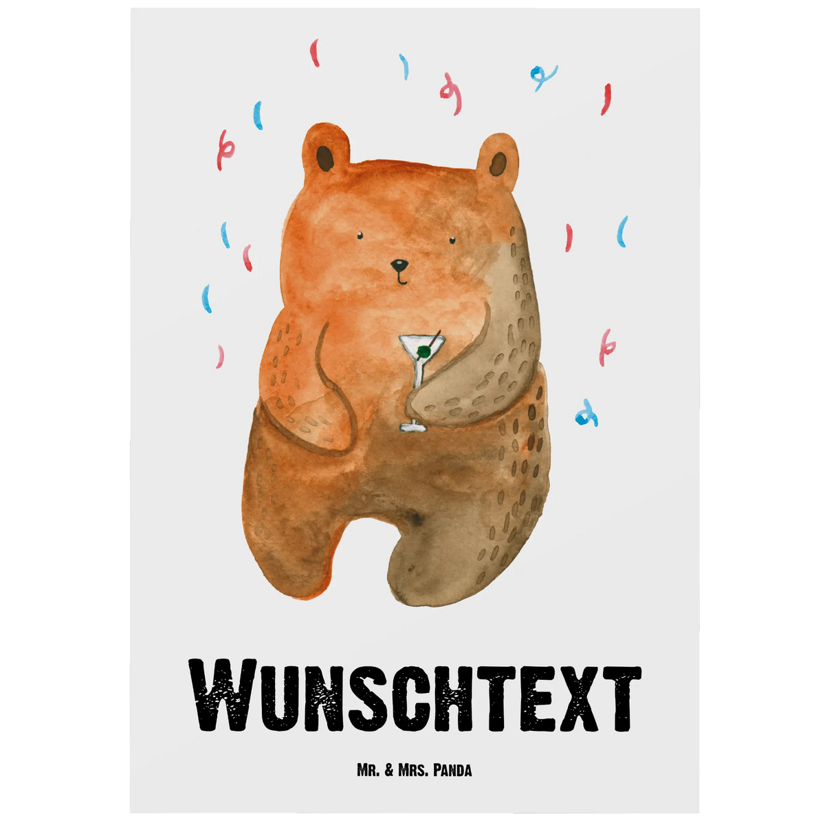 Personalisierte Postkarte Bär Party Grußkarte mit eigenem Text, Ansichtskarte mit Wunschtext, Karte mit Namen, grußkarte personalisiert, Postkarten mit Namen, Personalisierte Grußkarten, Postkarte mit eigenem Text, Personalisierte Karte, individuelle postkarte, Individualisierbare Postkarte, Personalisierte Mr. & Mrs. Panda Postkarte, Postkarte Personalisierbar, Karte mit Wunschtext, Personalisierte Grußkarte, individuelle grußkarte, Personalisierte Postkarte mit Namen, Personalisierte Postkarte mit Wunschtext, Postkarte personalisiert, Personalisierte Postkarte, Grußkarte mit Namen, personalisierbare postkarte, Postkarte mit Wunschtext, Grußkarte mit Wunschtext, Personalisierbare Grußkarte, personalisierte postkarten, Ansichtskarte mit Namen, Postkarte mit Namen, Teddy, Bär, Teddybär, Gute Laune, Geburtstag, Party, Lustig, Geburtstagsgeschenk, Abfeiern, Geschenk, Mitbringsel, Feiern