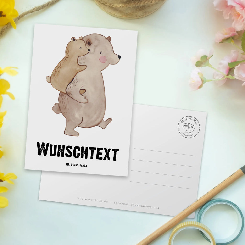 Personalisierte Postkarte Papa Bär Postkarte mit Namen, Geschenkkarte mit Namen, Karte mit Namen, Geschenkkarte mit Wunschtext, Postkarte bedrucken, Karte mit Wunschtext, Einladung mit Namen, Ansichtskarte mit Namen, Ansichtskarte mit Wunschtext, Einladung mit Wunschtext, Postkarte personalisierbar, Grußkarte mit Wunschtext, Postkarte mit Wunschtext, Grußkarte mit Namen, Familie, Vatertag, Muttertag, Bruder, Schwester, Mama, Papa, Oma, Opa, Geburtstag, Papi, Geschenk, Onkel, Vati, Vater