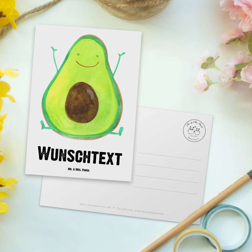Personalised postcard avocado Happy avocado, vegetables, chaos, Avocado