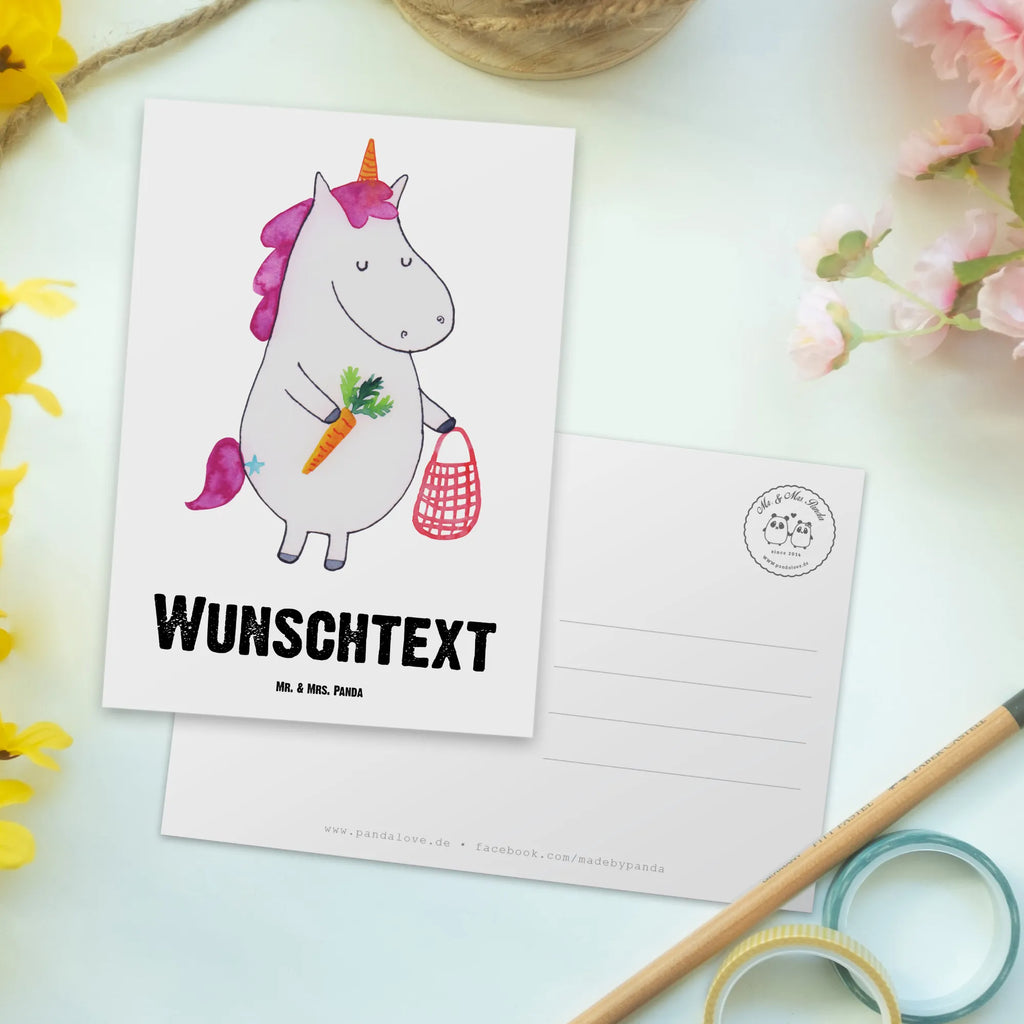 Personalised postcard unicorn Vegan unicorn, unicorns, girlfriend present, Organic, Healthy Eating, Vegan, Raw Food, girlfriend gift, Veganism, Vegetarian Food