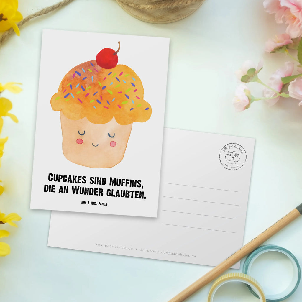 Personalised postcard Cupcake small animals, cute, funny, cute animal motives, hand drawn, small world, funny sayings, good mood, happy, gifts, gift ideas, special gifts, animal lover, card, Present Cook, Kitchen Decoration, Baking Present, Motivation Sayings, Kitchen Saying, Wonder, Cupcakes, Muffin
