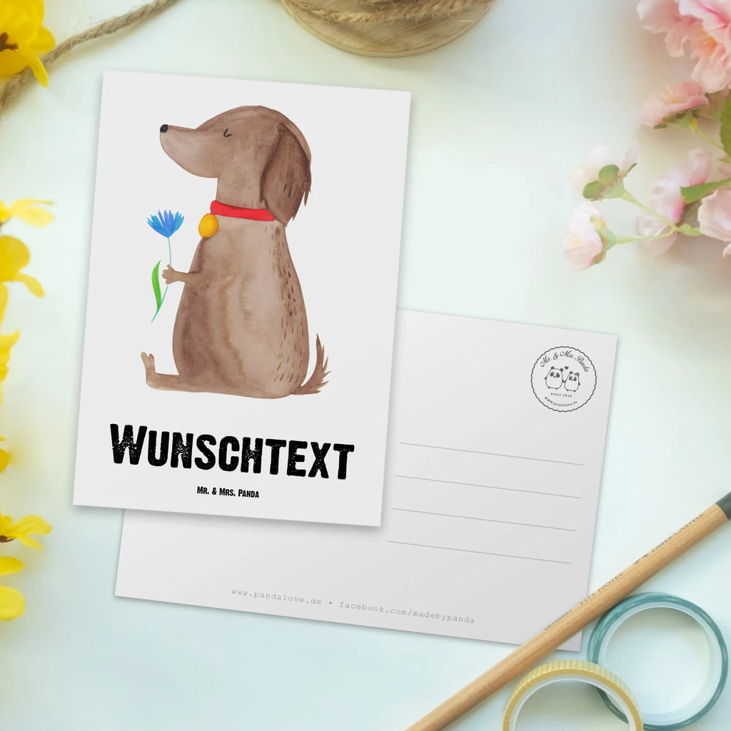 Personalisierte Postkarte Hund Blume Karte mit Wunschtext, Einladung mit Namen, Karte mit Namen, Grußkarte mit Namen, Postkarte Bedrucken, Einladung mit Wunschtext, Ansichtskarte mit Wunschtext, Postkarte Personalisierbar, Postkarte mit Namen, Ansichtskarte mit Namen, Postkarte mit Wunschtext, Geschenkkarte mit Namen, Grußkarte mit Wunschtext, Geschenkkarte mit Wunschtext, Hunderasse, Tierliebhaber, Hundemotiv, Haustier, Hundebesitzer, Hund, Sprüche, Hundeliebe, Hunde, Frauchen