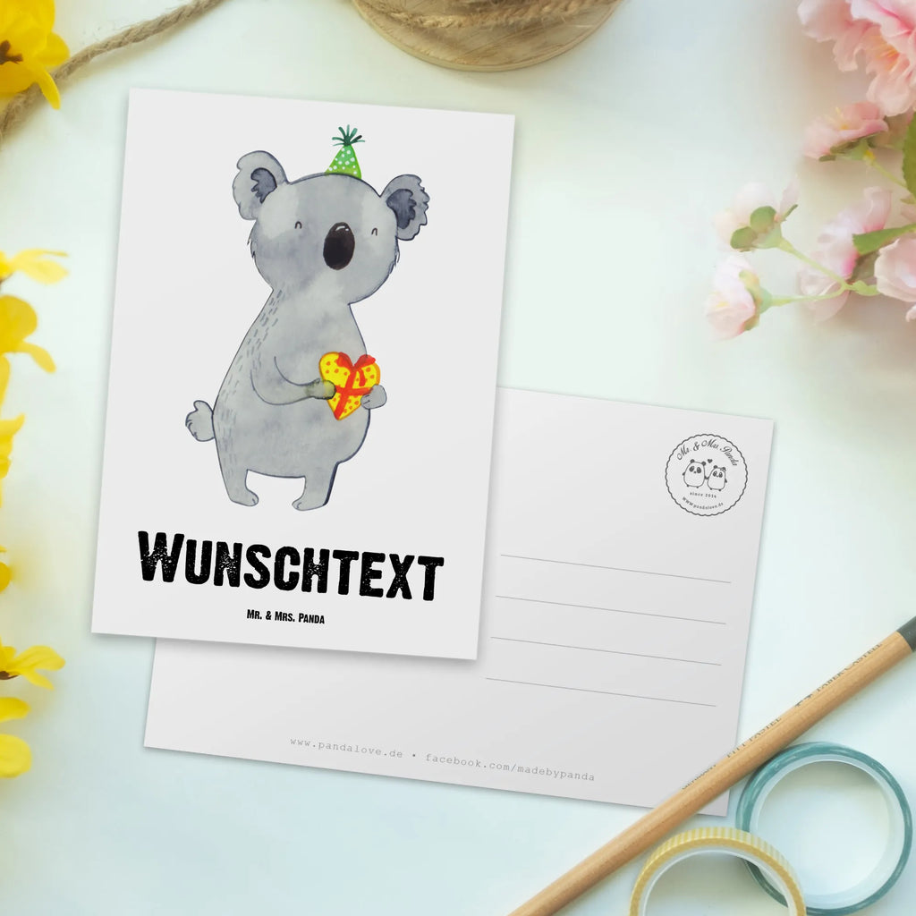 Personalised postcard Koala bear Gift Koala, Present, Party, Birthday