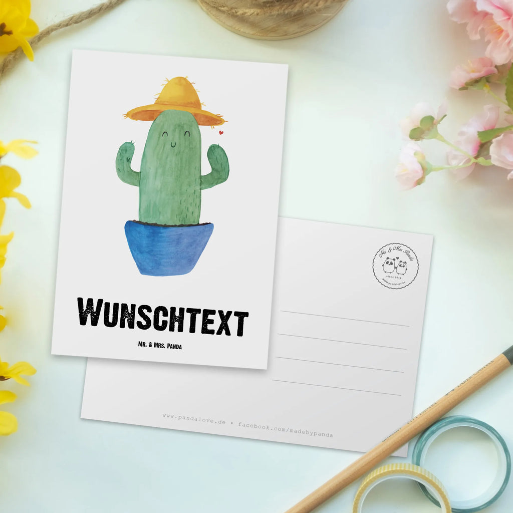 Personalised postcard cactus cap cactus, cactuses, plants, cactus plant, small green cactus, slogan, gift idea, globetrotter, cactus love, travel, travel diary, motivation, city trip, world trip