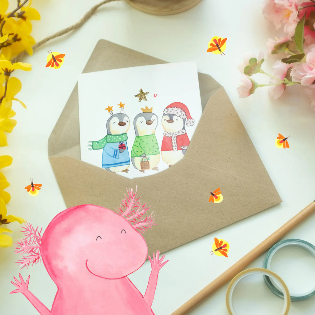 Spersonalizowana kartka z życzeniami zimowy czas Święci Trzej Królowie Zima, Boże Narodzenie, dekoracje świąteczne, Mikołaj, Adwent, Wigilia, zimowy motyw