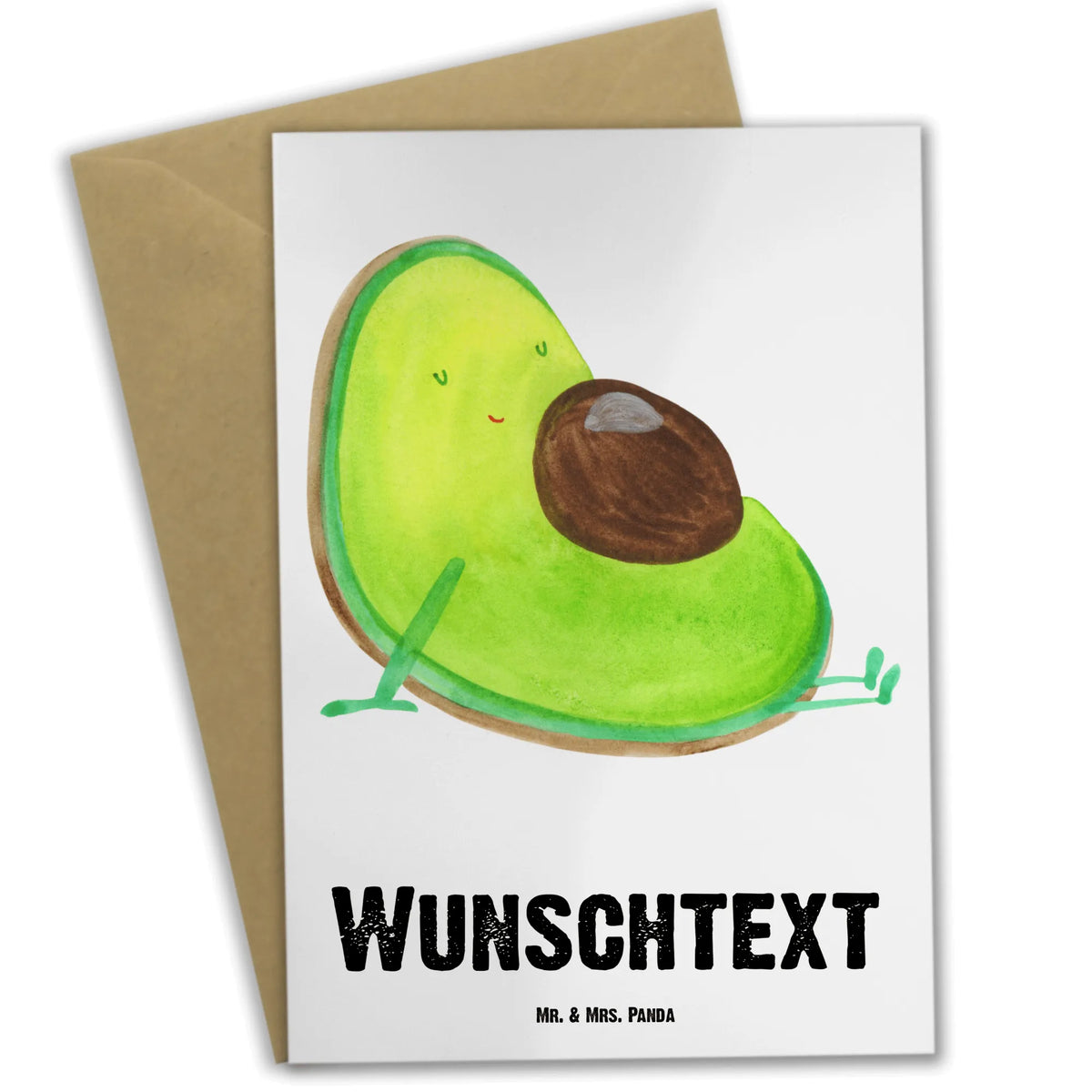 Personalised greetings card avocado pregnancy avocado, vegetables, baby shower, pregnant, pregnancy, Avocado