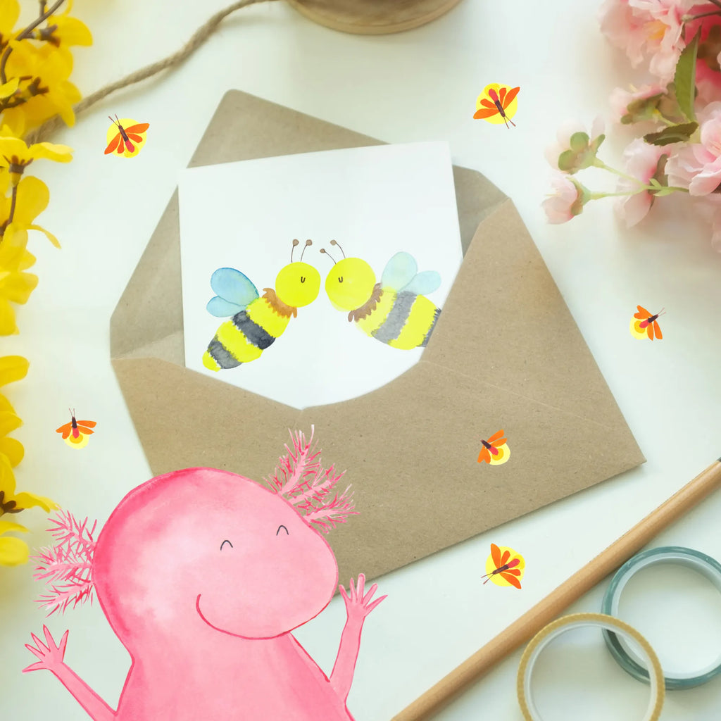 Personalised greetings card bee Love Bee, wasp, bumblebee