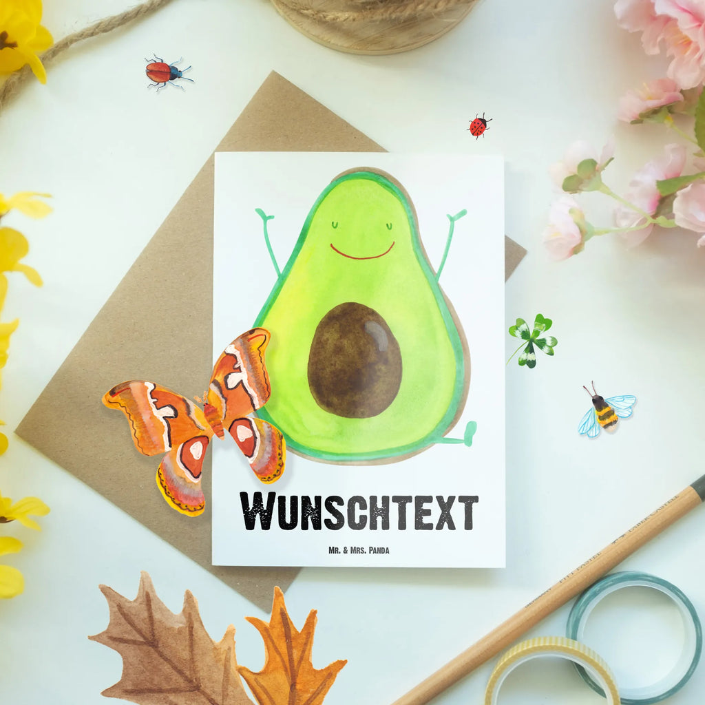 Personalisierte Grußkarte Avocado Happy Personalisierte Einladungskarte, Personalisierte Geburtstagskarte, Grußkarte selber drucken, Personalisiertere Klappkarte, Personalisierte Karte, Personalisierte Grußkarte, Grußkarte als Geldgeschenk, Grußkarte selbst gestalten, Grußkarten personalisiert, Grußkarte mit Namen, Personalisierte Glückwunschkarte, Personalisierte Hochzeitskarte, Grußkarte mit persönlichen Nachrichten, Avocado, Veggie, Vegan, Gesund, Chaos