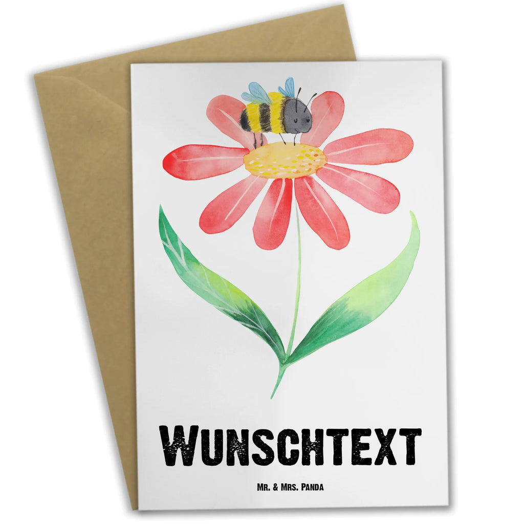 Personalised greetings card bumblebee flower small animals, cute, funny, cute animal motives, hand drawn, small world, funny sayings, good mood, happy, gifts, gift ideas, special gifts, animal lover, card, wasp, fluffy, nature, bumble bee, flower, bumblebees, field, bee