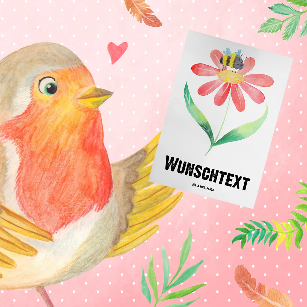 Personalised greetings card bumblebee flower small animals, cute, funny, cute animal motives, hand drawn, small world, funny sayings, good mood, happy, gifts, gift ideas, special gifts, animal lover, card, wasp, fluffy, nature, bumble bee, flower, bumblebees, field, bee