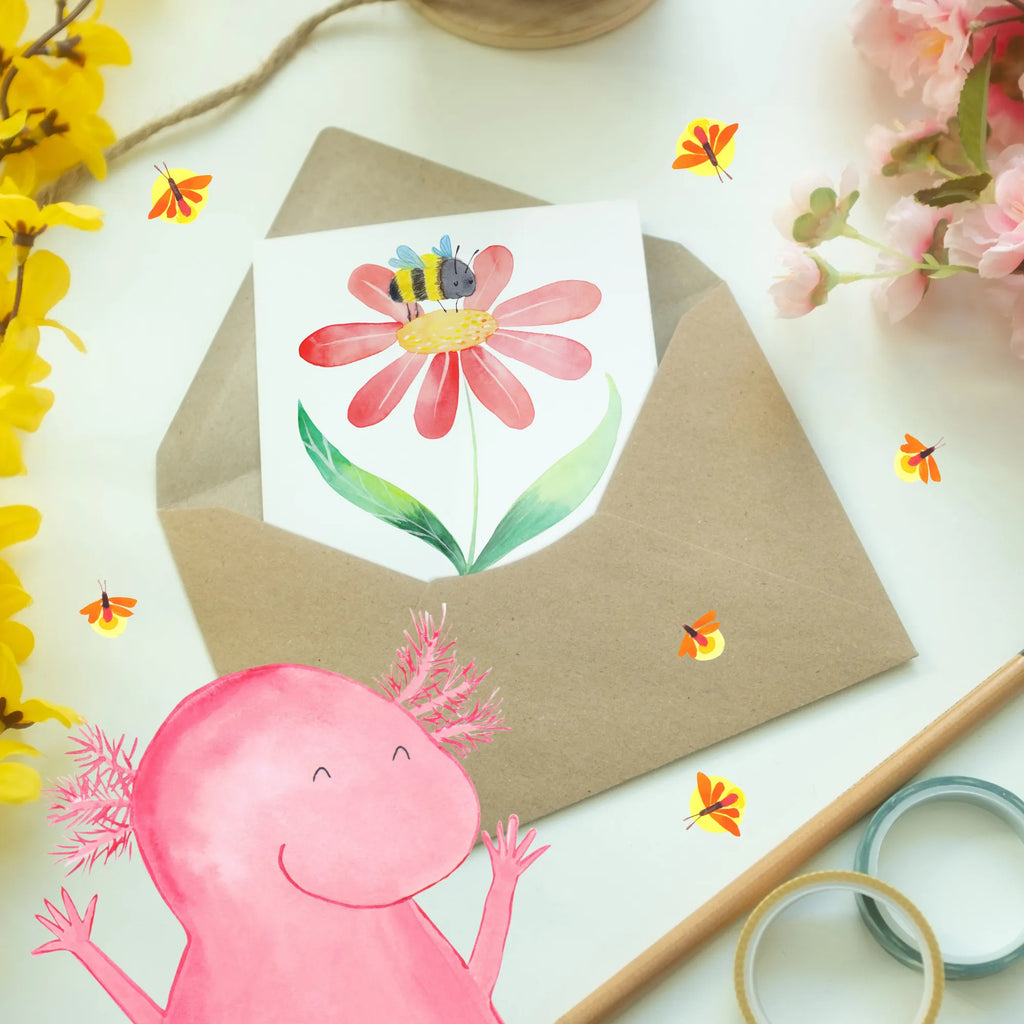 Personalised greetings card bumblebee flower small animals, cute, funny, cute animal motives, hand drawn, small world, funny sayings, good mood, happy, gifts, gift ideas, special gifts, animal lover, card, wasp, fluffy, nature, bumble bee, flower, bumblebees, field, bee