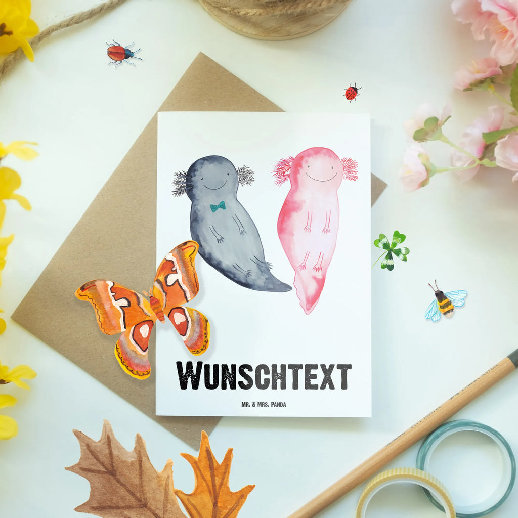 Personalisierte Grußkarte Axolotl Freundin Grußkarte selber drucken, Grußkarte als Geldgeschenk, Grußkarten personalisiert, Personalisierte Hochzeitskarte, Personalisiertere Klappkarte, Grußkarte selbst gestalten, Grußkarte mit Namen, Personalisierte Karte, Grußkarte mit persönlichen Nachrichten, Personalisierte Grußkarte, Personalisierte Glückwunschkarte, Personalisierte Einladungskarte, Personalisierte Geburtstagskarte, Axolotl, Molch, Liebesbeweis, Ehemann, Jahrestag, Lurche, Axolot, Freund, große Liebe, Valentinstag, Verlobter, Lurch, Schwanzlurch, Liebe