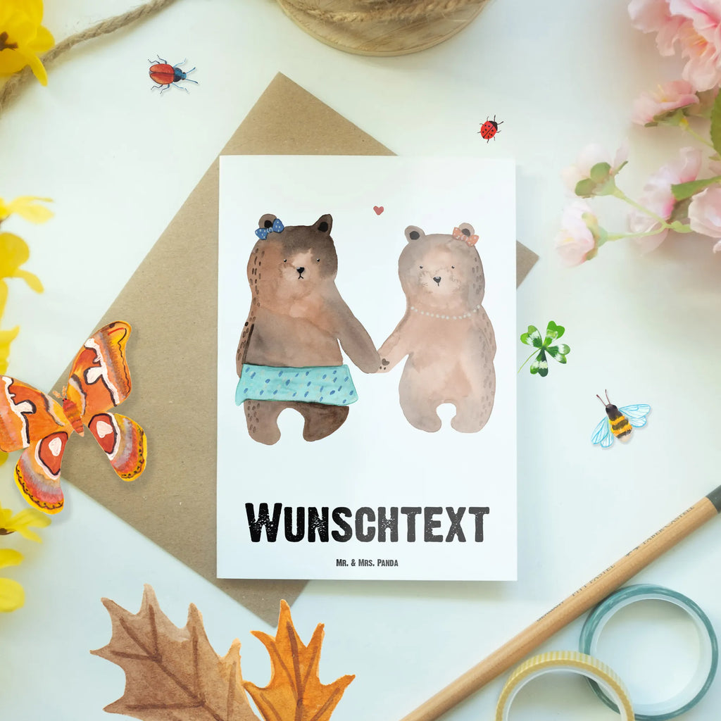 Personalisierte Grußkarte Bär Freundin Grußkarte mit persönlichen Nachrichten, Grußkarte mit Namen, Grußkarte als Geldgeschenk, Personalisierte Glückwunschkarte, Grußkarten personalisiert, Personalisierte Grußkarte, Personalisierte Einladungskarte, Personalisiertere Klappkarte, Personalisierte Hochzeitskarte, Personalisierte Geburtstagskarte, Grußkarte selber drucken, Personalisierte Karte, Grußkarte selbst gestalten, Bär, Teddy, Teddybär, Bär Freundin Beste Freund Liebe Liebesbeweis Verliebt Kumpel Kumpeliene