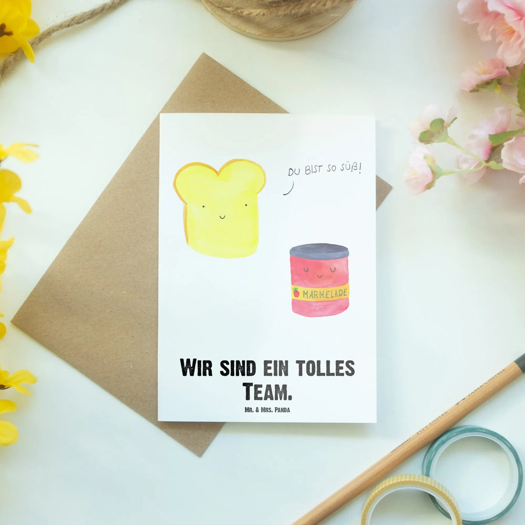 Personalised greetings card toast jam small animals, cute, funny, cute animal motives, hand drawn, small world, funny sayings, good mood, happy, gifts, gift ideas, special gifts, animal lover, card, breakfast invitation, toast, jam, bread, cute postcard, Toast, sweet, dreamteam, kitchen saying, kitchen decoration