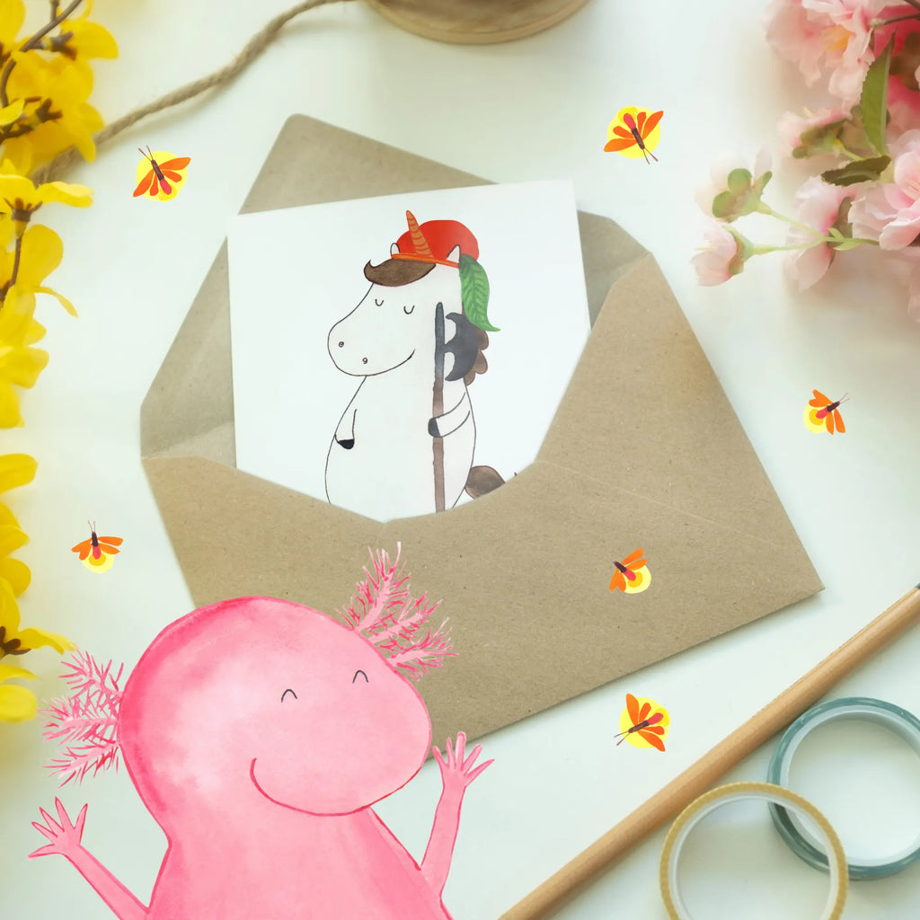 Spersonalizowana kartka z życzeniami Jednorożec Chłopiec Jednorożec, jednorożce, dekoracje jednorożca, jednorożec